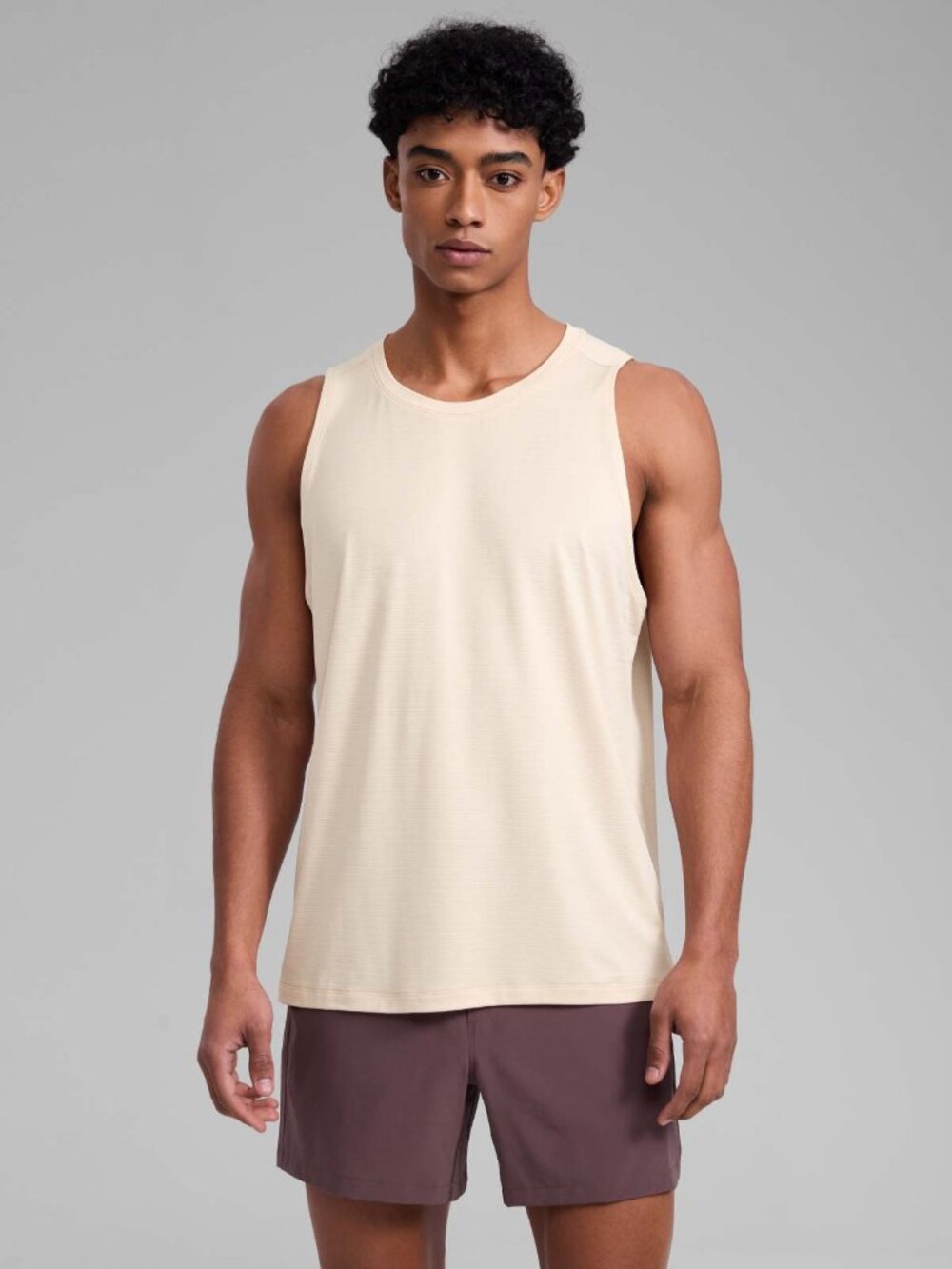 Lightweight Side Slits Narrow Shoulder Tank